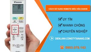 cách sử dụng remote điều hòa daikin