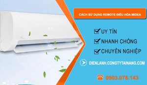 cách sử dụng remote điều hòa midea