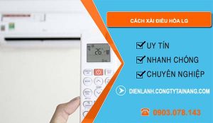 cách xài điều hòa lg