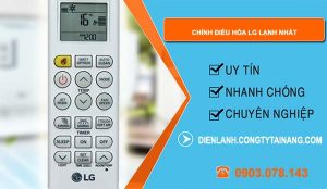 chỉnh điều hòa lg lạnh nhất