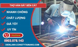 dịch vụ Thợ Hàn Sắt Bến Cát