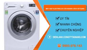 dòng máy giặt electrolux cửa ngang cách sử dụng