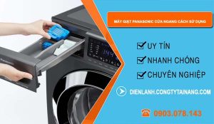 dòng máy giặt panasonic cửa ngang cách sử dụng