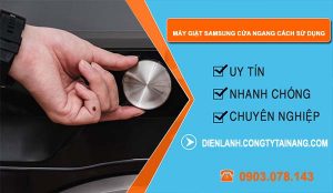 dòng máy giặt samsung cửa ngang cách sử dụng