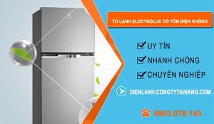 dòng tủ lạnh electrolux có tốn điện không