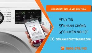 kết nối máy giặt lg với điện thoại