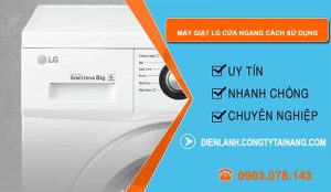 máy giặt lg cửa ngang cách sử dụng