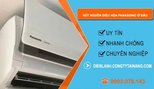 nút nguồn điều hòa panasonic ở đâu tìm hiểu