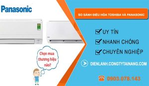 so sánh điều hòa toshiba và panasonic