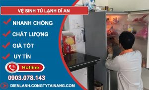 Thợ Vệ Sinh Tủ Lạnh Dĩ An