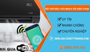 tìm cách kết nối điều hòa midea với điện