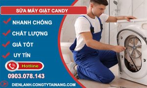 dịch vụ Sửa máy giặt Candy