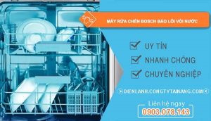 máy rửa chén bosch báo lỗi vòi nước