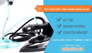 nguyên nhân bàn ủi hơi nước công nghiệp không ra hơi