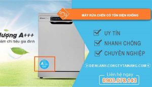 phân tích máy rửa chén có tốn điện không