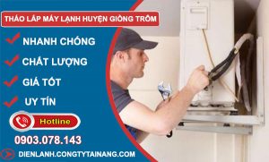 Tháo Lắp Máy Lạnh Huyện Giồng Trôm