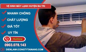 thợ Vệ Sinh Máy Lạnh Huyện Ba Tri