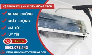 thợ Vệ Sinh Máy Lạnh Huyện Giồng Trôm