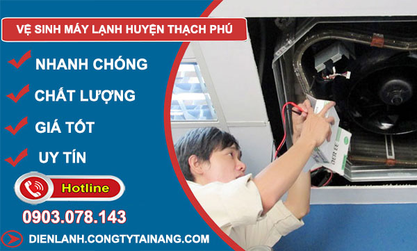 thợ Vệ Sinh Máy Lạnh Huyện Thạch Phú