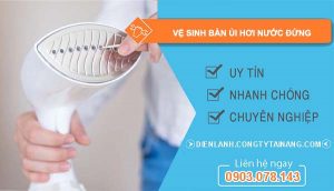 vệ sinh bàn ủi hơi nước đứng