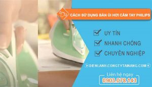 cách sử dụng bàn ủi hơi cầm tay Philips