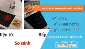 bếp từ và bếp điện khác nhau chỗ nào