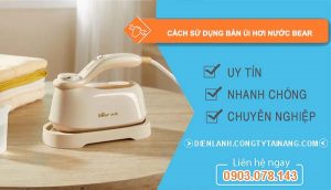 cách sử dụng bàn ủi hơi nước bear