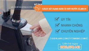 cách sử dụng bàn ủi hơi nước elmich đúng