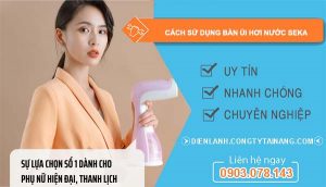 cách sử dụng bàn ủi hơi nước seka