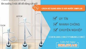 cách sử dụng bàn ủi hơi nước simplus