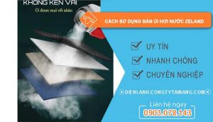 cách sử dụng bàn ủi hơi nước zeland hiệu quả