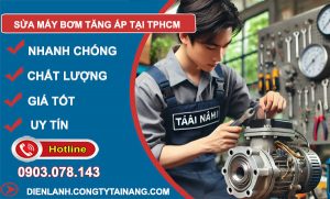 Sửa máy bơm tăng áp tphcm