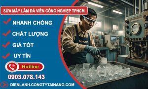 Sửa máy làm đá viên công nghiệp tphcm