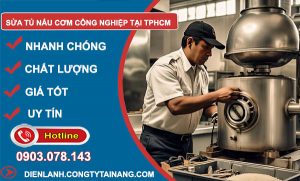thợ Sửa tủ nấu cơm công nghiệp tại tphcm