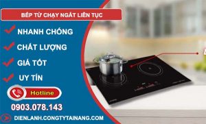 bếp từ chạy ngắt liên tục