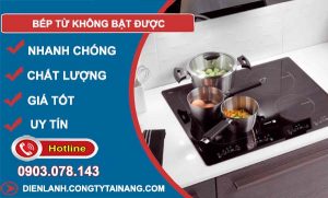 bếp từ không bật được