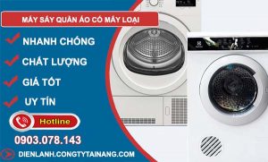 dòng máy sấy quần áo có mấy loại