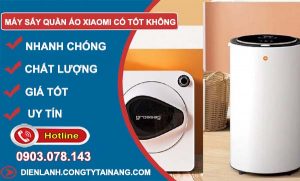 dòng máy sấy quần áo xiaomi có tốt không