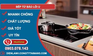 nguyên nhân bếp từ báo lỗi u