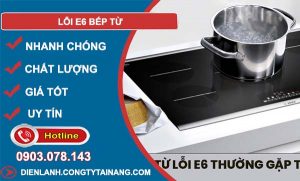 nguyên nhân lỗi e6 bếp từ