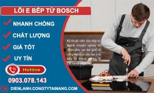 tìm hiểu lỗi e bếp từ bosch