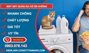 tìm hiểu mấy sấy quần áo có ồn không