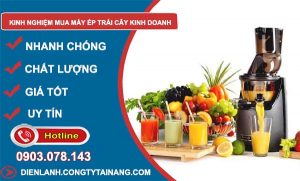tìm hiểu kinh nghiệm mua máy ép trái cây kinh doanh
