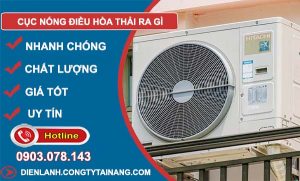 cục nóng điều hoà thải ra gì