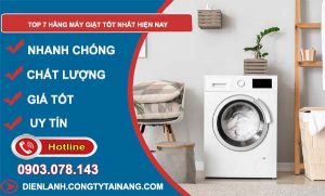 danh sách top 7 hãng máy giặt tốt nhất hiện nay