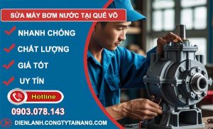 dịch vụ sửa máy bơm nước tại quế võ
