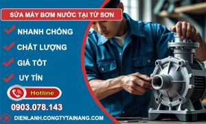 dịch vụ sửa máy bơm nước từ sơn