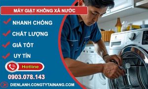 máy giặt không xả nước