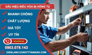 những dấu hiệu điều hoà bị hỏng tụ