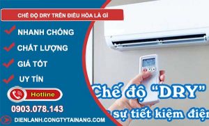 sử dụng chế độ dry trên điều hoà là gì